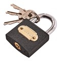 Amtech 38mm Iron Tri Circle Padlock